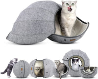 Couchage modulable en feutre pour chat - couchage
