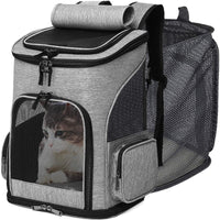 Sac à dos de transport extensible pour chat