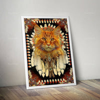 Affiche Maine Coon indien