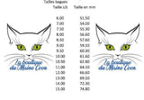 Alliance chat en coeur en argent 925 - Bijoux | La boutique du Maine Coon