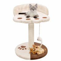 Arbre à chat de 40 cm - Modèle: Patoune - Bi color / M /