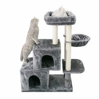 Arbre à chat Maine Coon 106 cm - Modèle: Chepo - Gris / 106