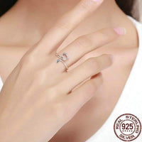 Bague chat stylisé en argent | Tetes-de-mort.com