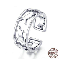 Bague chats joueurs en argent 925 - Bijoux | La boutique du Maine Coon