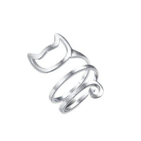 Bague design chat - Bijoux | La boutique du Maine Coon