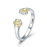 Bague pattes de chat - Bijoux