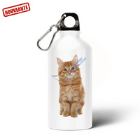 Bouteille Alu Maine Coon - Unique / Blanc - Bouteille alu -