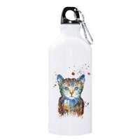 Bouteille chat aluminium 600ml - Bouteille | La boutique du Maine Coon