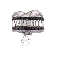 Bracelet chat Maine Coon pour femme - Bracelets | La boutique du Maine Coon