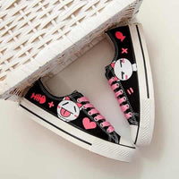 Chaussures motif chat noires - Noir / 35 - Chaussures