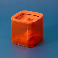 Fontaine au design coloré pour chat - Orange / 1.8L -