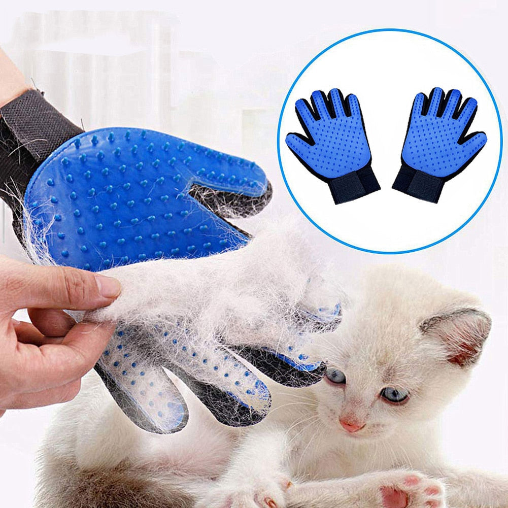 Gants Pour Chat - 1 Pièce - Pour Toilettage Et Enlèvement Des Poils - Accessoire Soin Animal
