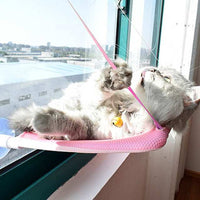 Hamac de fenêtre pour chat - Rose - couchage