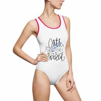 Maillot de bain Cats rule the world - Rose / M - Maillots de