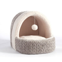 Panier de repos design pour chat - Gris / 50x42x40cm -