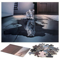 Puzzle 1000 pièces Chaton et Tigre - AA168 77 Cat and Tiger