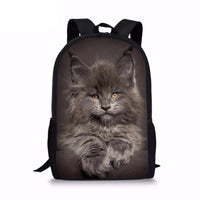 Sac à dos motifs chat, Maine Coon - Sac chat - Sacs à dos | La boutique du Maine Coon