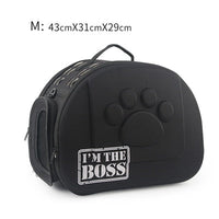 Sac de transport The Boss - m 43x31x29cm black - Animaux et