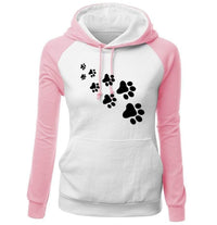 Sweat chat pates de chats pour femme | La boutique du Maine Coon