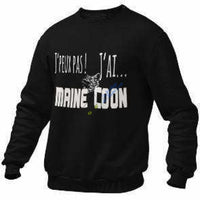 Sweat Maine Coon "J'peux pas, j'ai Maine Coon" Exclusif - Sweat | La boutique du Maine Coon