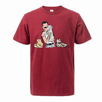 T shirt Freddie et ses chats - Bordeaux / XL - T-shirt