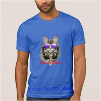 T-shirt Maine Coon DJ pour homme - Bleu royal / XXL - 