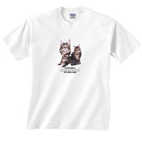 T-shirt Maine Coon - Blanc / S - T-shirt