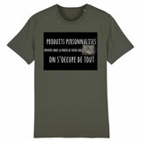 T-shirt unisexe personnalisable - Kaki / XS - T-shirt