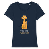 T-shirt You are Purrfect - Marine / XS - T-shirt