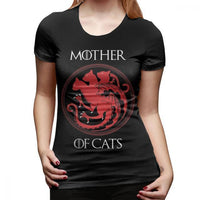 Tee shirt "Mother Of Cats " Femme - T-shirt | La boutique du Maine Coon