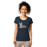 T-shirt éco-responsable femme Chaton Maine Coon - French 