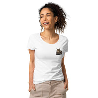 T-shirt éco-responsable Maine Coon - Blanc / S - Vêtements 