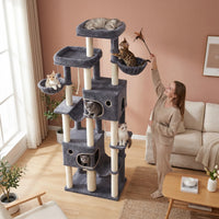 Arbre à Chat Tocumen 215 cm | XXL Premium Multi-Niveaux