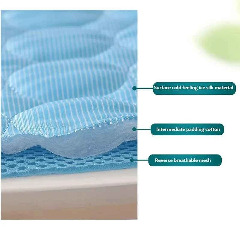 Tapis rafraîchissant pour chien, lit d'été pour animaux de compagnie, extra large pour petits et grands chiens, accessoires pour animaux, couverture durable pour chat, coussin de glace pour chat, couverture pour canapé