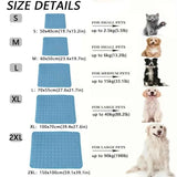 Tapis rafraîchissant pour chien, lit d'été pour animaux de compagnie, extra large pour petits et grands chiens, accessoires pour animaux, couverture durable pour chat, coussin de glace pour chat, couverture pour canapé
