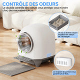 Litière automatique oreilles de chat – vue 3