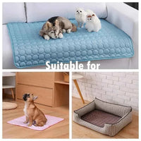Tapis rafraîchissant pour chien, lit d'été pour animaux de compagnie, extra large pour petits et grands chiens, accessoires pour animaux, couverture durable pour chat, coussin de glace pour chat, couverture pour canapé