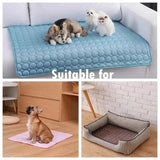Tapis rafraîchissant pour chien, lit d'été pour animaux de compagnie, extra large pour petits et grands chiens, accessoires pour animaux, couverture durable pour chat, coussin de glace pour chat, couverture pour canapé