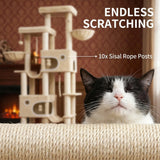 Arbre à Chat Tocumen 215 cm | XXL Premium Multi-Niveaux