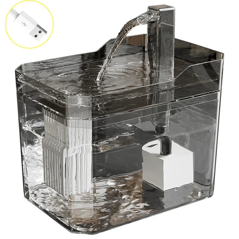 High-flow cat water fountain