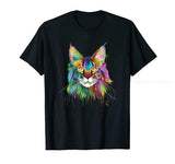 T-shirt Doux Maine Coon