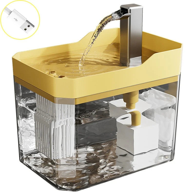 High-flow cat water fountain