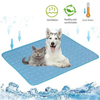 Tapis rafraîchissant pour chien, lit d'été pour animaux de compagnie, extra large pour petits et grands chiens, accessoires pour animaux, couverture durable pour chat, coussin de glace pour chat, couverture pour canapé