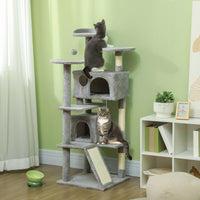 Arbre à Chat Venao 138 cm | 2 Maisonnettes + Rampe Griffoir