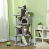 Arbre à Chat Venao 138 cm | 2 Maisonnettes + Rampe Griffoir