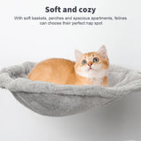 Arbre à Chat Contadora 143 cm | Hamac + 2 Maisonnettes + Rampe