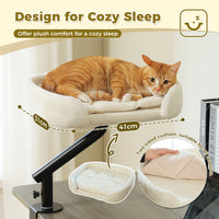 Hamac de Bureau pour Chat | Couchage Suspendu à Pince