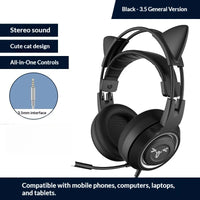 SOMiC Cat Ear Gaming Headset | Kawaii Design 4 Colors