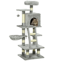 Arbre à Chat Veraguas 132 cm | Griffoir Stable Multi-Plateformes