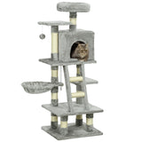 Arbre à Chat Veraguas 132 cm | Griffoir Stable Multi-Plateformes